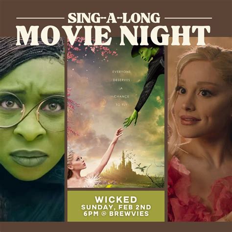 Wicked Sing-A-Long | Lostandfoundclub