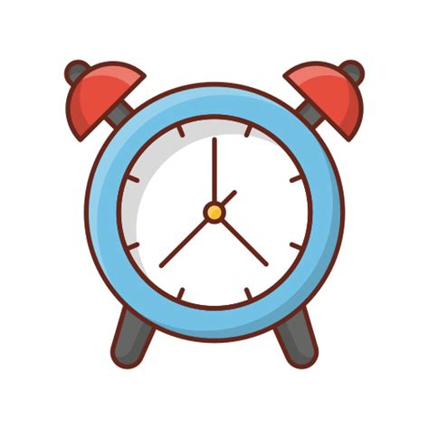 Alarm clock - Free time and date icons