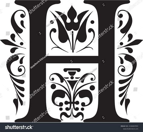 Fancy H Letter