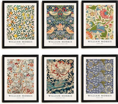 Amazon.com: PAINURA William Morris Wall Art, Vintage Prints, Flower ...