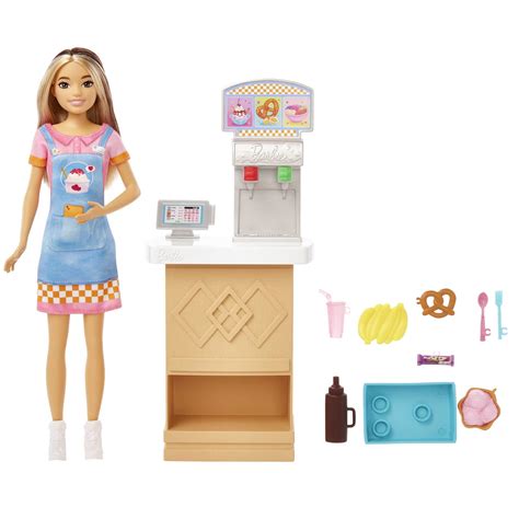 Barbie-Skipper Premiers Jobs Coffret Snack-Bar, avec accessoires | Mattel