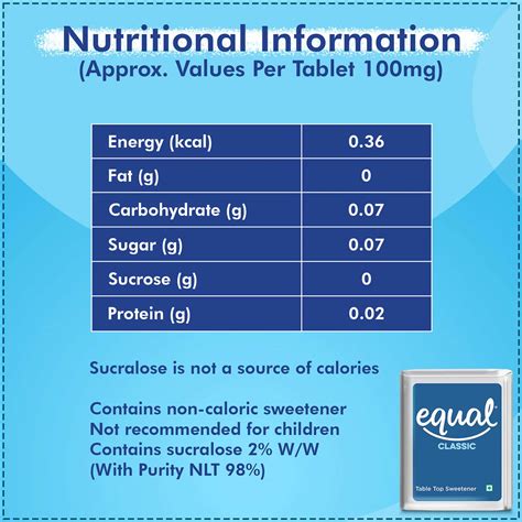 Buy EQUAL CLASSIC ZERO CALORIE SWEETENER SUGAR FREE CALORIE CONTROL 300 ...