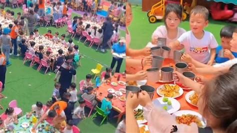 幼儿园摆20桌请200孩子吃席庆六一_凤凰网视频_凤凰网
