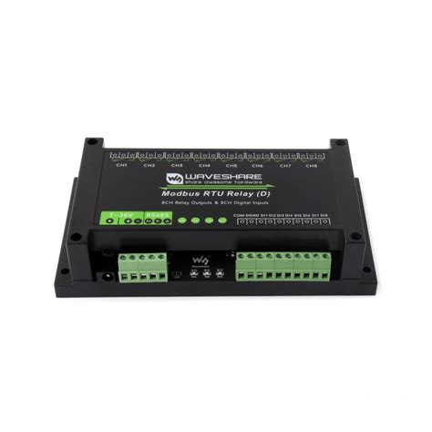 Buy Industrial Modbus RTU 8-ch Relay Module (D) With Digital Input and ...