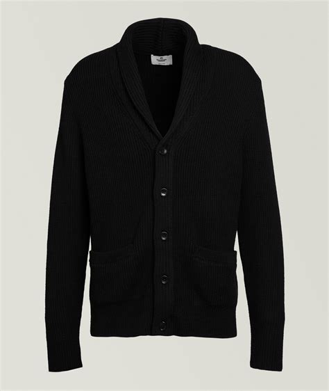 Reigning Champ Wool-Blend Shawl Collar Cardigan | Sweaters & Knits ...
