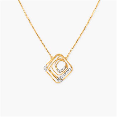 Rhythmic Flow Diamond Necklace