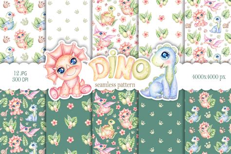 Baby Dinosaur Pattern