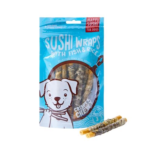HAPPY SUSHI WRAPS FISH (12PCS) 132GM - HS04