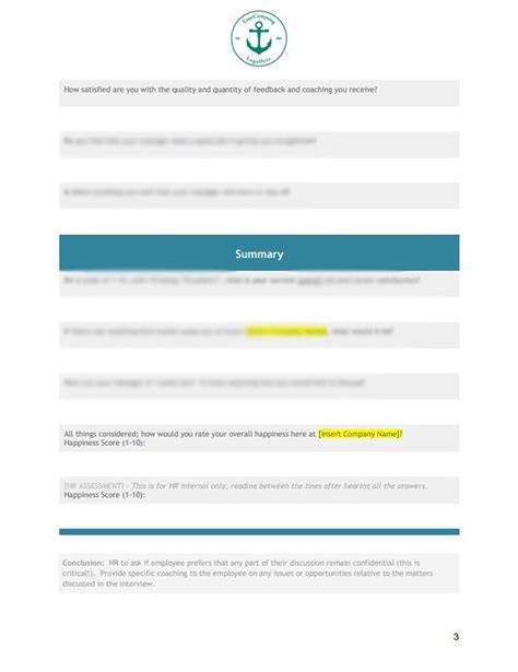Stay Interview Worksheet 的图像结果