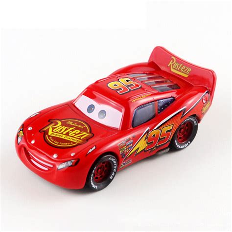 Buy Disney Pixar Cars Lot Lightning McQueen 1:55 Diecast Model Car ...