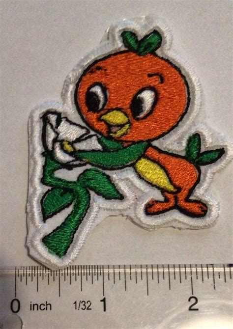 Disney World Orange Bird Adventureland Tribute Patch Iron on Orange ...