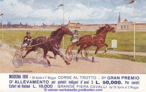 Modena 1916 Fiera Cavalli - Wiener Werkstätte Postkarten