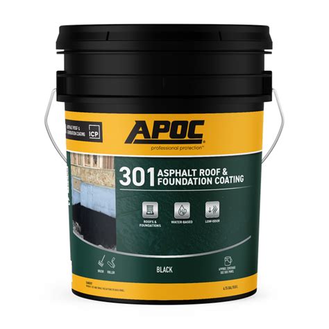 APOC® 301 Asphalt Roof & Foundation Coating