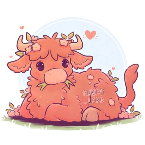 Cute Kawaii Animals Drawings Cow at Greg Dawson blog