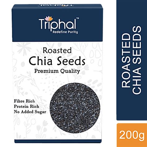 Buy Triphal Roasted Chia Seeds - Premium Quality, Rich In Protein ...