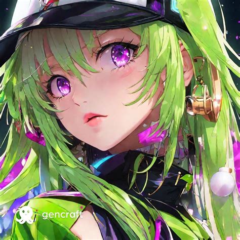 2695+ Green Hair Anime Girl PFP for Instagram HD images