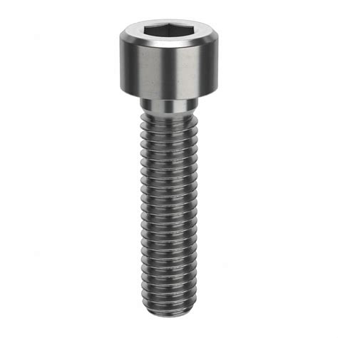 M6x1.00 Thread Size, 25 mm Lg, Socket Head Cap Screw - 42GX25|L55050 ...