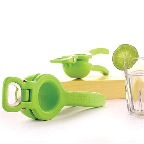 Kitchen 2 in 1 Unbreakable Lemon Squeezer and Bottle Opener (1 Pc) — DeoDap