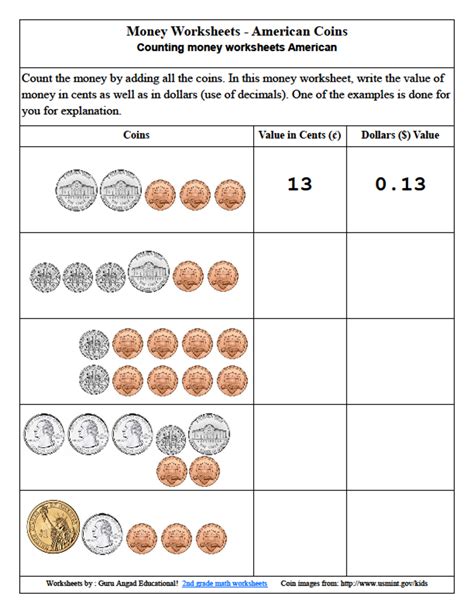 3rd Grade Math Money Worksheets 的图像结果