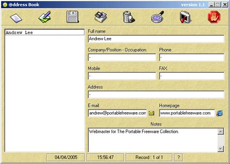 Image result for Computer Address Book Software