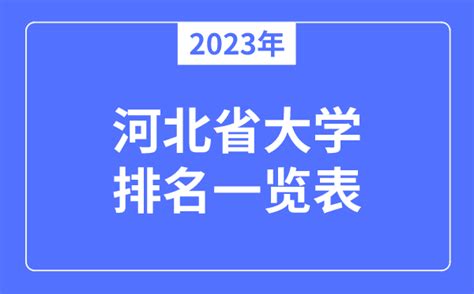 2024年河北省大学排名一览表_河北2024最新高校排行榜_学习力