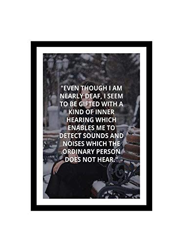 999Store Canvas Printed Framed Inspirational Poster for Wall (35X25Cms ...