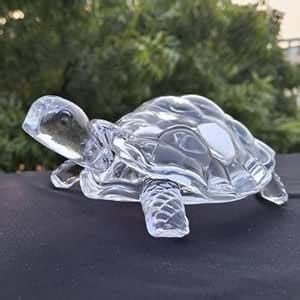 Buy DECORIFY Vastu, Feng Shui Crystal Turtle Tortoise for Good Luck and ...