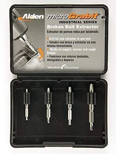 Buy 4507P Grabit Micro Broken Bolt Extractor 4 Piece Kit - Small Bolt ...
