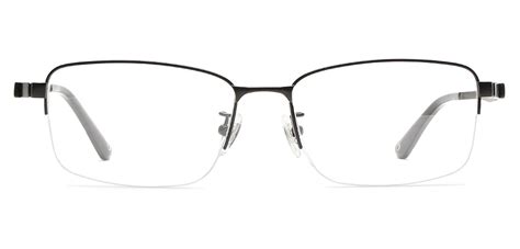 Specsmakers Lightanium Unisex Eyeglasses Halfframe Rectangle Oversized ...