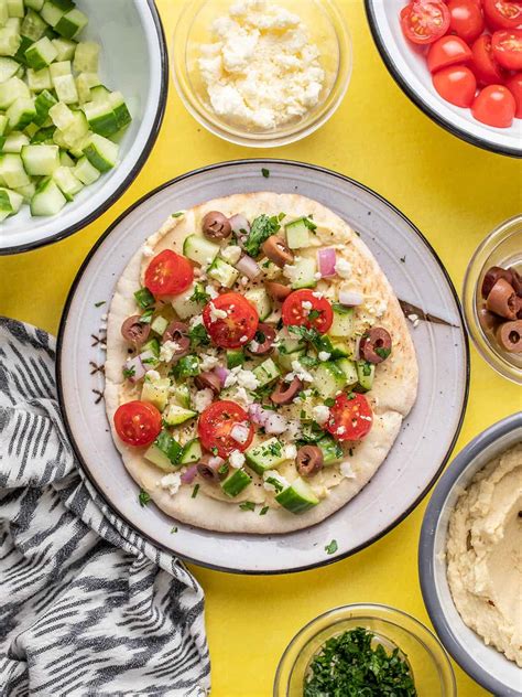 Loaded Hummus Pitas - Budget Bytes