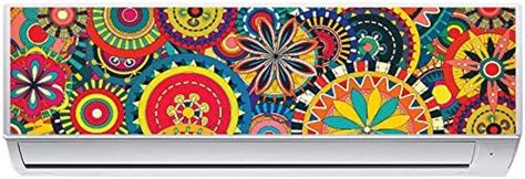 VVWV Printed AC Stickers Air Conditioner Stickers for Home Living ...
