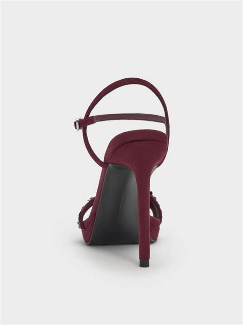 Red & Burgundy Heels | Shop Online | CHARLES & KEITH IN