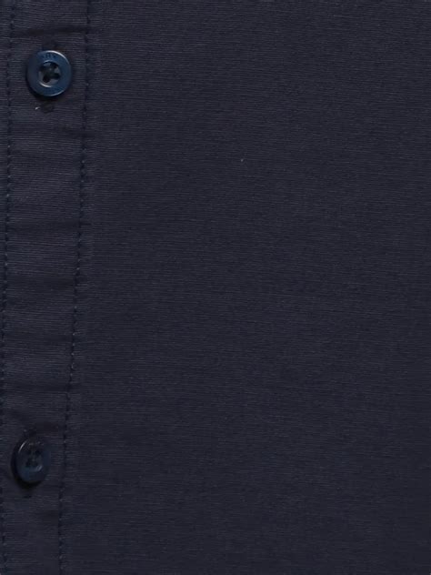 Parx Men Blue Slim Fit Solid Cotton Full Sleeve Cutaway Collar Shirts ...