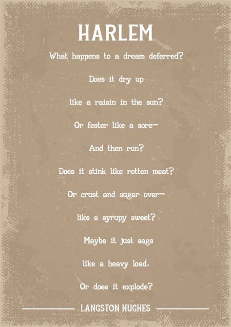 5 Choices harlem renaissance poem from langston hughes You Can Save It ...