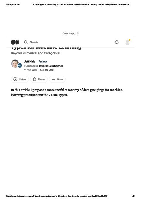 MLEncoding - 6:54 PM 7 Data Types: A Better Way to Think about Data ...