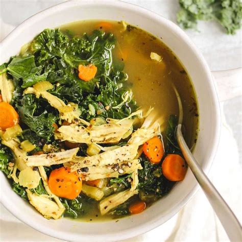 Healthy Chicken and Kale Soup (one-pot!) - Clean Plate Mama