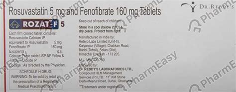 Rozat F 5/160 Mg Strip Of 10 Tablets: Uses, Side Effects, Price ...