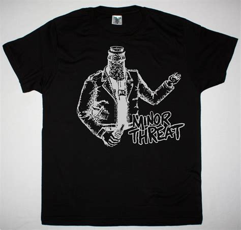 MINOR THREAT BOOTLEMAN NEW BLACK T SHIRT - Best Rock T-shirts
