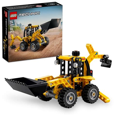 LEGO Technic Backhoe Loader Construction Toy Vehicle Set 42197 Building ...