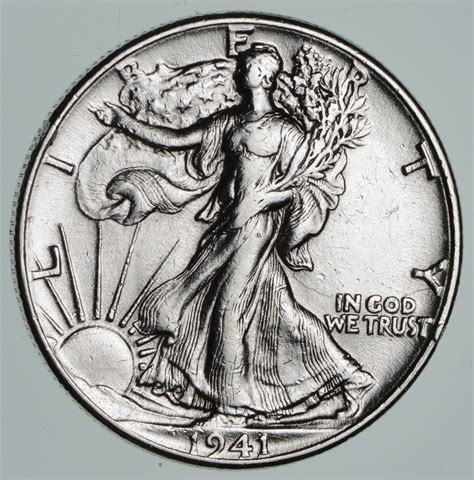 Choice Better Grade 1941 Walking Liberty Half Dollar - 90% Pure Silver ...
