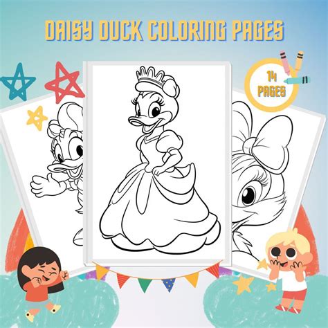Daisy Duck Printable Coloring Pages [2025]