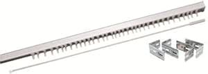 Buy DESIGNER'S TOUCH 289290 Vertical Blind Steel Headrail with Wand, 47 ...