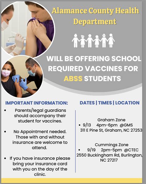 ABSS Partners with Alamance Health Dept. to Offer School Vaccine ...
