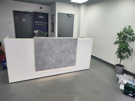 BESPOKE RECEPTION DESK COUNTERS - ANY SIZE ANY FINISH ANY BUDGET £499 ...