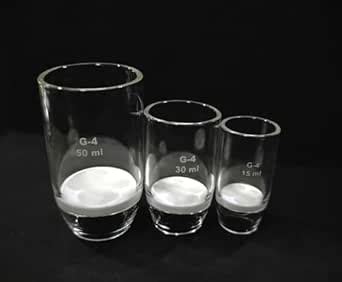 ICHEM BOROSILICATE GLASS GOOCH CRUCIBLE WITH SINTERED DISC. CAPACITY ...