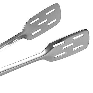 Buy TIARA 1Pc Slotted Sandwich Tong Stainless Steel 22cm Length Cooking ...