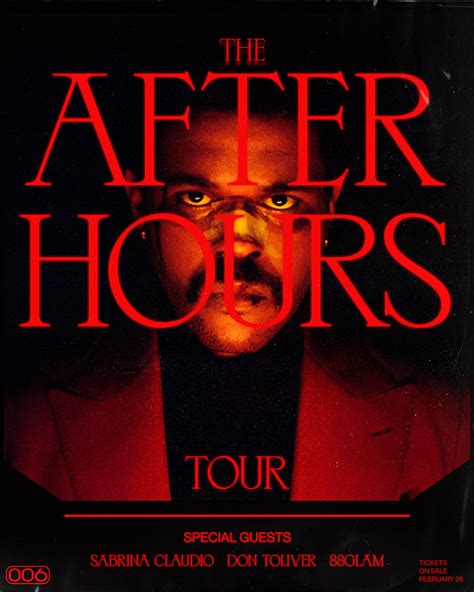 The Weeknd Announces 'The After Hours Tour' Starting June 11th - RESPECT.