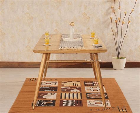 Boston Solid Wood Dining Table Six Seater
