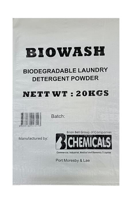 BIOWASH BIODEGRADABLE LAUNDRY DETERGENT POWDER (20 KILOGRAMS) - Brian ...