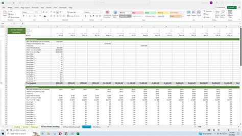 Retirement Excel Template